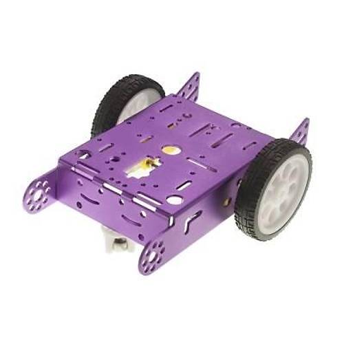 2wd mBot Alminyum Ara Kiti - Mor ( Motor ve Tekerlek Dahil)
