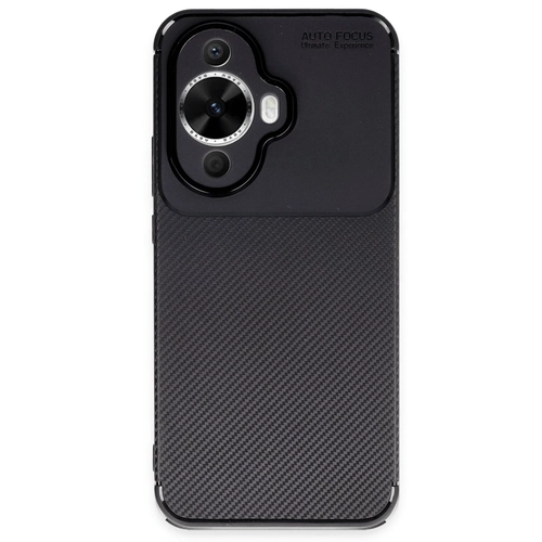 Newface Huawei Nova 12S Klf Auto Focus Karbon Kapak - Siyah