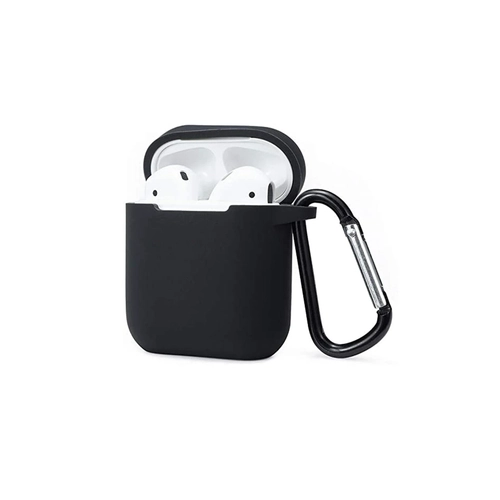 Newface Airpods 2 (2.nesil) Sert Silikon Klf - Siyah
