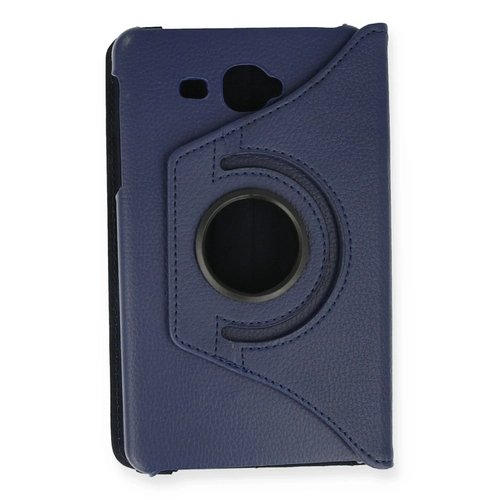 Newface Samsung Galaxy T280 Tab A 7 Klf 360 Tablet Deri Klf - Lacivert