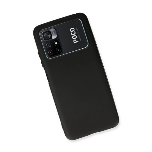 Newface Xiaomi Poco M4 Pro 4G Klf First Silikon - Siyah