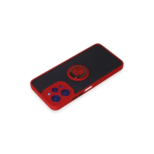 Newface Xiaomi Redmi 12 Klf Montreal Yzkl Silikon Kapak - Krmz