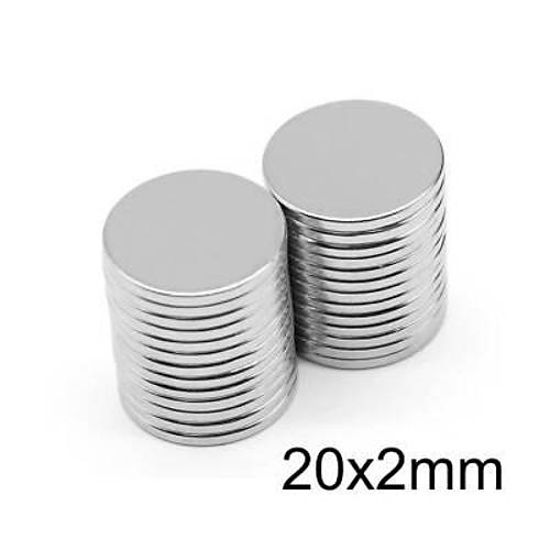 20X2mm Neodyum Gl Mknats - Neodim Magnet