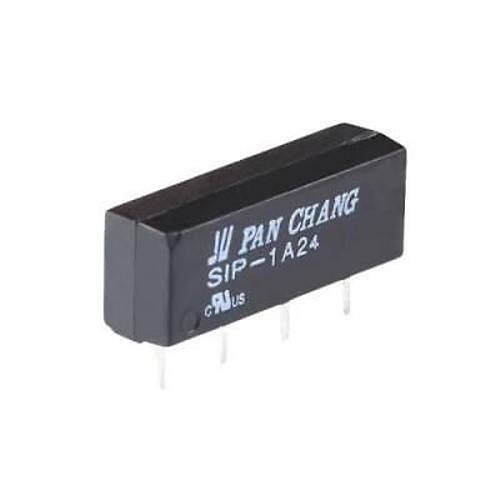 SIP-1A24 24V 1A Reed Rle - 4-Pin