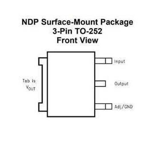 LM317M DPAK TO-252-3 SMD Voltaj Regülatörü TO252-3