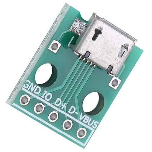 Mikro Usb Dip Dntrc - Dii - evirici 2.54mm