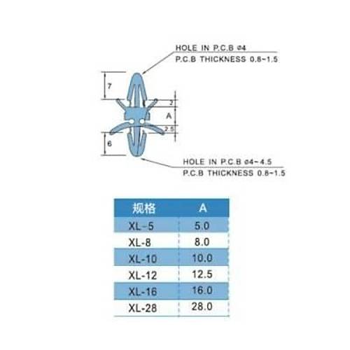XL-16 Plastik Trnakl Distans
