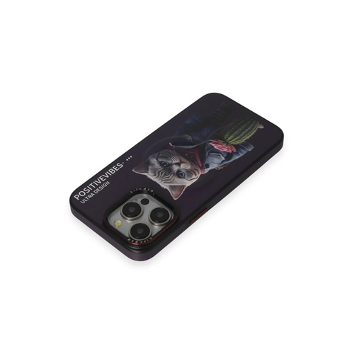 Joko iPhone 14 Pro Max Fun Magsafe Kapak - Derin Mor