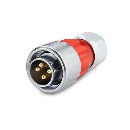 DH-20-C04PE-03-001 4-Pin Su Ge�irmez Konnekt�r - Erkek