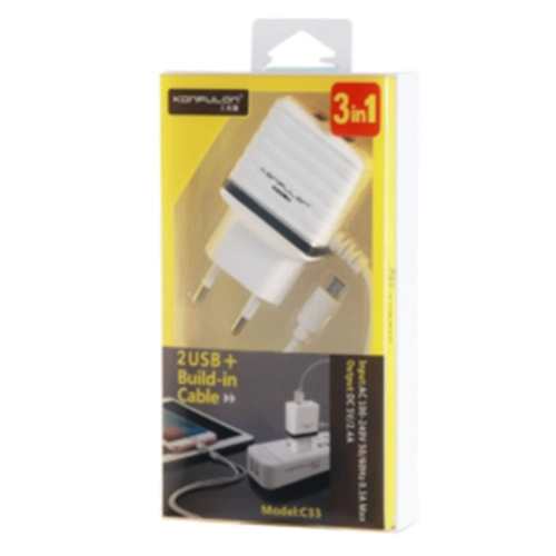Konfulon C33 Hzl arj Cihaz 3in1 (Dahili Micro USB Kablolu)