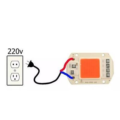 Amber Kehribar 220V Projektr Cob Led 50W Driver ipli