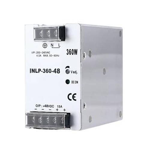 INLP-360-48 - 360W 48VDC 7.5A Raya Montajl G Kayna