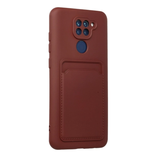 Newface Xiaomi Redmi Note 9 Klf Kelvin Kartvizitli Silikon - Bordo