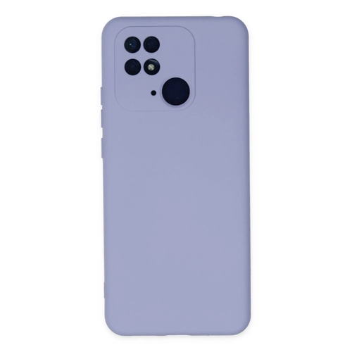 Newface Xiaomi Redmi 10C Klf Nano ii Kadife Silikon - Lila