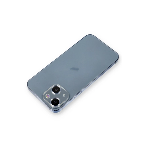 Newface iPhone 14 Plus Metal Kamera Lens Koruma Cam - Sierra Blue
