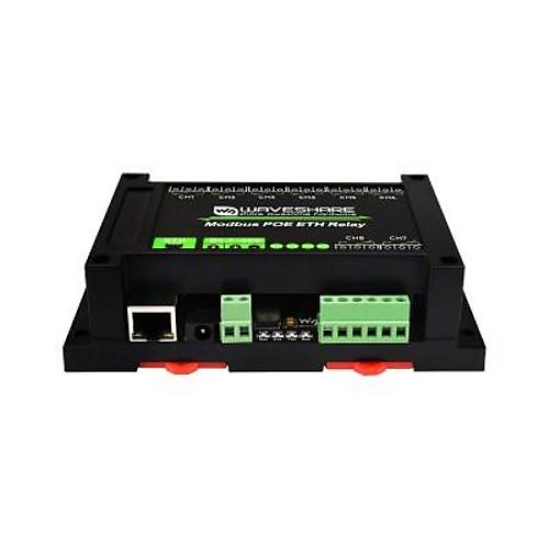 8 Kanall Ethernet Rle Modl - Modbus RTU/Modbus TCP Protokol- PoE Ethernet Port