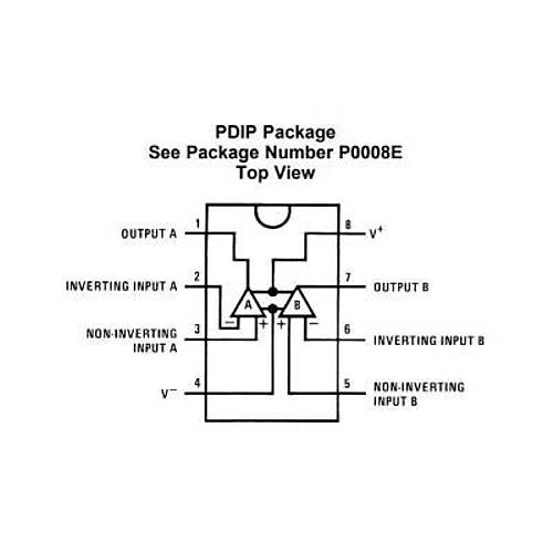 LF442CN DIP-8 OpAmp Entegresi