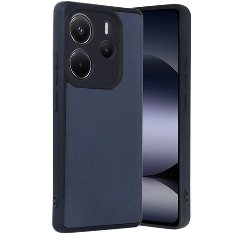 Newface Xiaomi Redmi Note 14 4G Klf Aras Deri Kapak - Lacivert