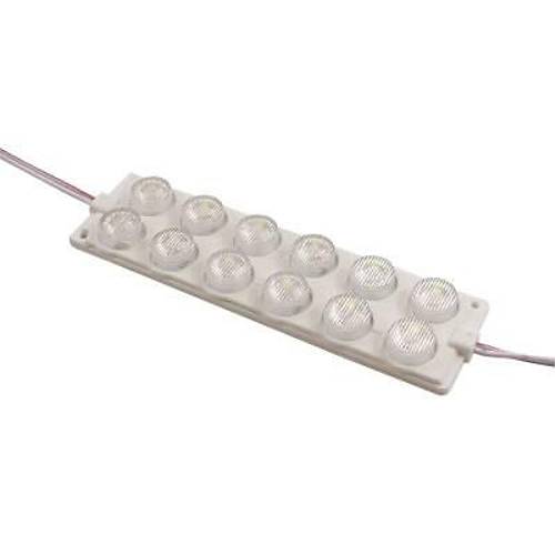 6W 2x6 Mercekli Modl Led - Beyaz 12V