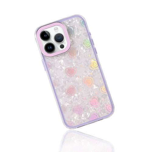Newface Apple iPhone 11 Lumi Desenli Kapak - Mor
