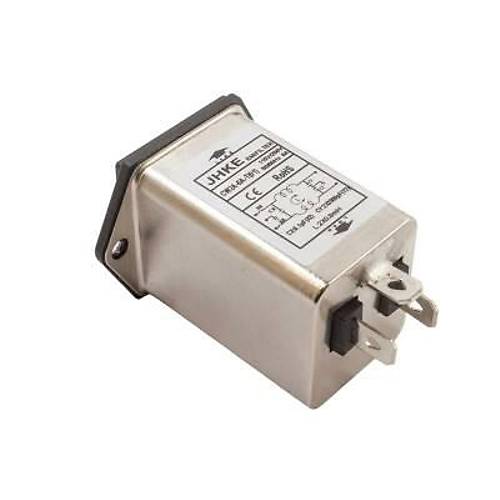 EMI Filtre 6A Erkek Power Soketi - Sigorta Yuval