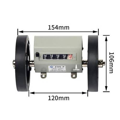 Z96-F 5 Haneli Tekerlekli Mekanik Uzunluk Sayc