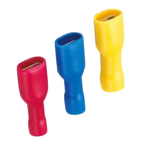 Tam zoleli Dii Faston Tip Kablo Ucu GFFD-1638 0.50-1.50mm Krmz 200 Adet