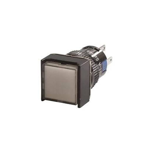 16mm 24V Beyaz Anahtarl Kare Buton CD-AF-11DZ/24V/W