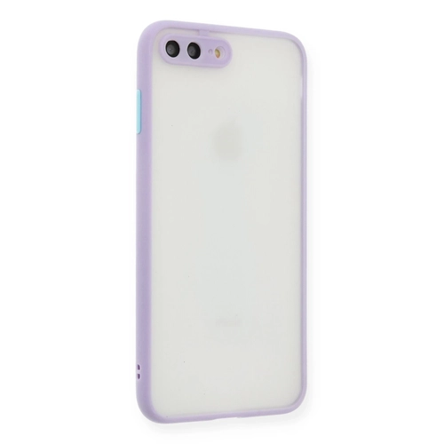 Newface iPhone 7 Plus Klf Montreal Silikon Kapak - Mor