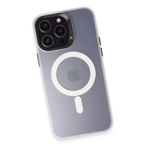 Joko iPhone 14 Pro Klf Mateks Magsafe Kapak - Beyaz