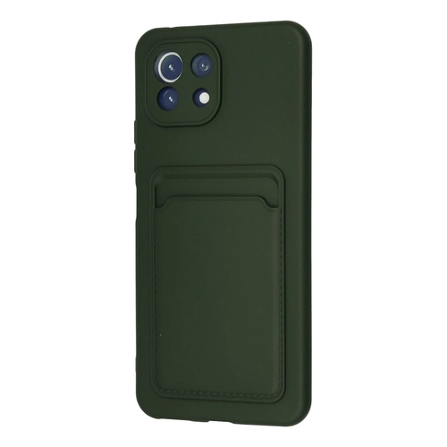 Newface Xiaomi M 11 Lite Klf Kelvin Kartvizitli Silikon - Koyu Yeil