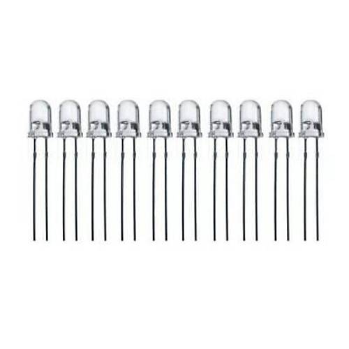 5mm Beyaz Led Paketi - 10 Adet