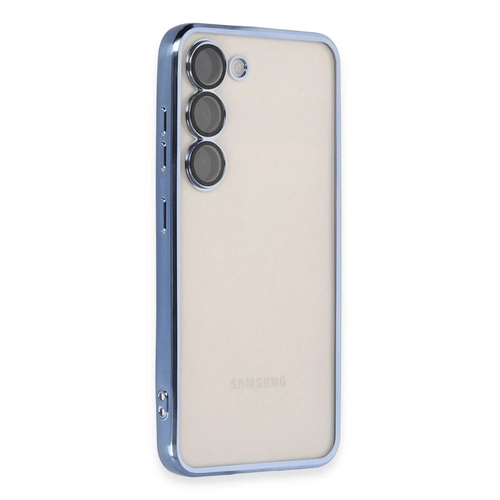 Newface Samsung Galaxy S24 Plus Klf Razer Lensli Silikon - Ak Mavi