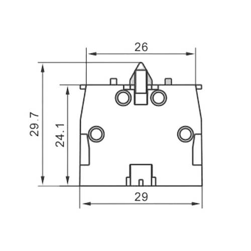 LAY5-BE101 22mm Kontak Blok (NO) Yeil