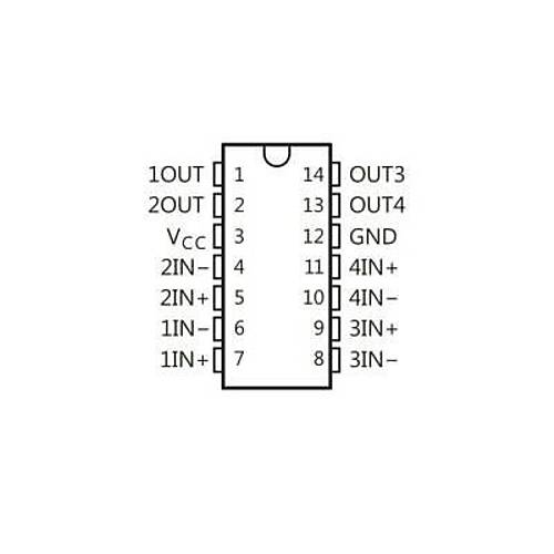 LMT2901N PDIP-14 Komparatr Entegresi
