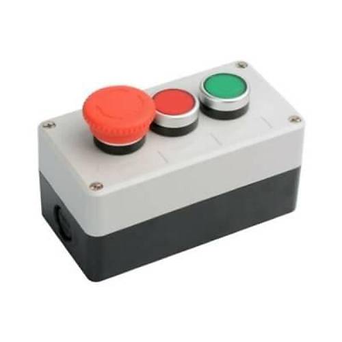 Acil Stop ve kili Krmz / Yeil Push Buton Kutusu