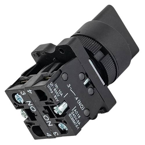 LAY5-ED53 22mm Ksa Mandal Switch 1-0-2 Yayl (2NO)