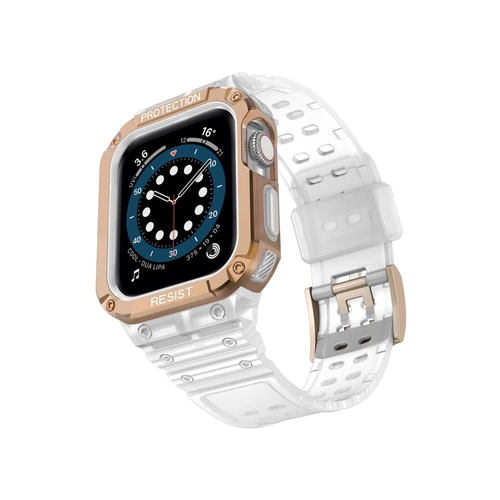 Newface Apple Watch 42mm KR401 Silikon Kordon - effaf-Rose