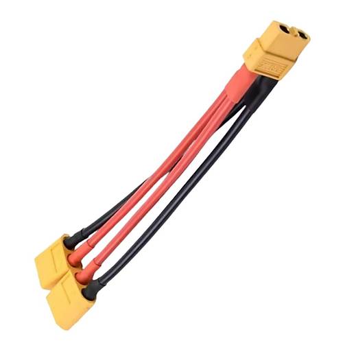 XT60 Lipo Pil Paralel arj Kablosu 2/1 Erkek Dii