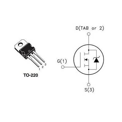 STP75NF75 - 75V 75A Mosfet - TO220