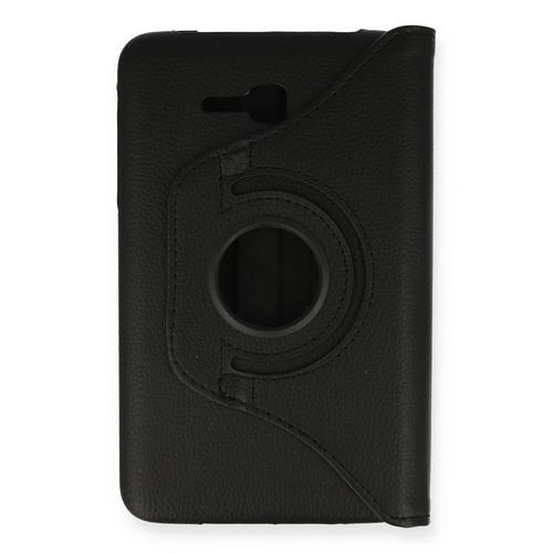 Newface Samsung Galaxy T110 / T113 Tab 3 Lite 7 Klf 360 Tablet Deri Klf - Siyah