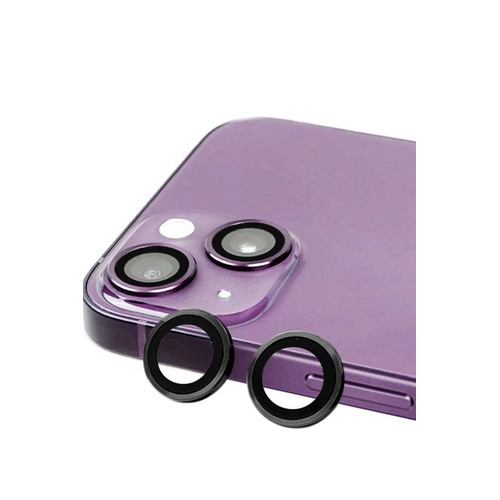 Newface iPhone 15 Plus Raze Metal Kamera Lens - Siyah