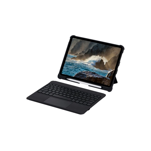 Newface T5208D iPad 2022 10.9 (10.nesil) Klf nter Ledli Klavyeli Tablet Klf - Siyah