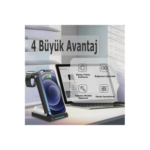 Newface S90 4in1 Kablosuz arj Masast Set - Siyah