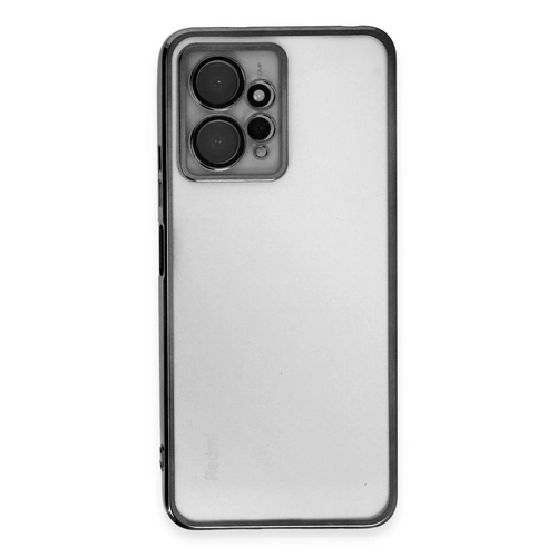 Newface Xiaomi Redmi Note 12 4G Klf Razer Lensli Silikon - Siyah
