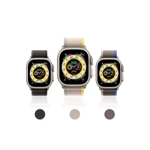 Newface Apple Watch 42mm Trail Kordon - Mavi-Gri