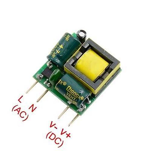 AC 220V - DC 12V 400mA Dntrc Adaptr Devresi