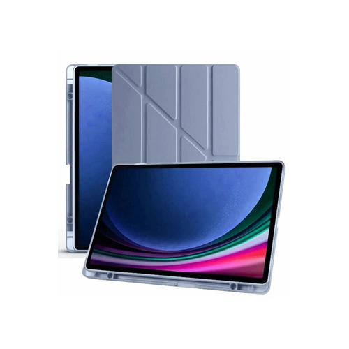 Newface Samsung Galaxy X610 Tab S9 FE Plus 12.4 Klf Kalemlikli Mars Tablet Klf - Lila