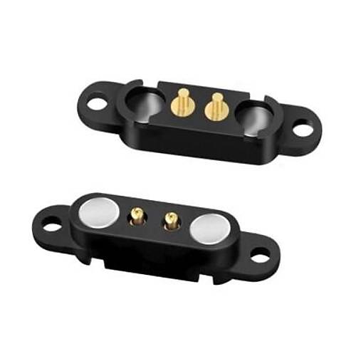 LK-2PIN-1840404 2-Pin 2.54mm Pogo Pin Manyetik Konnektr Takm - Kulakl