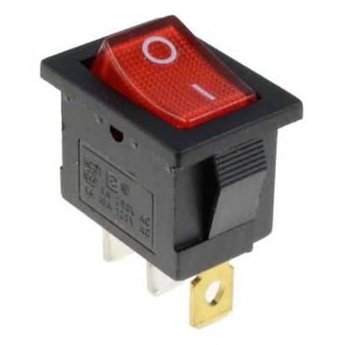 KCD1-1 Krmz Ikl On/Off Anahtar 3 Pin